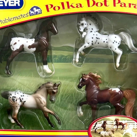NEW Breyer Stablemates Polka Dot Parade Horse Figures Collectible Toy Set # 5979 - Picture 7 of 15